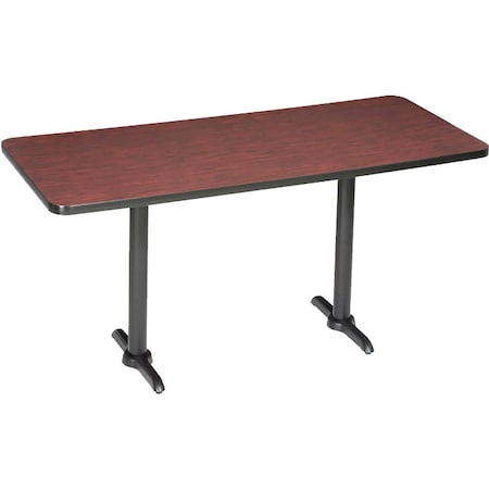 Interion By Global Industrial Bar Table, 36 in W, 72 in L, 42 in H 695848MH